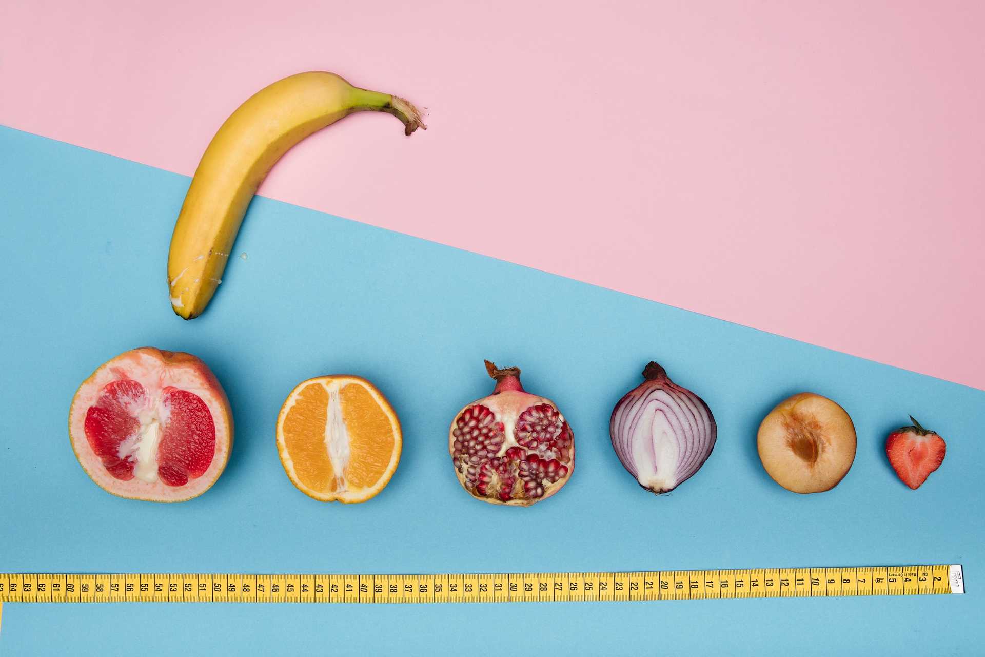 fruits with various sizes