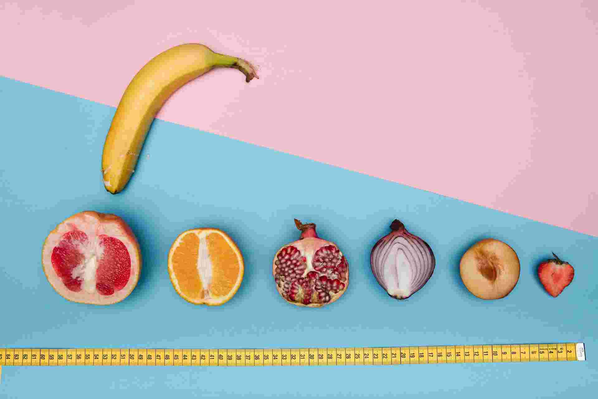 fruits de différentes tailles